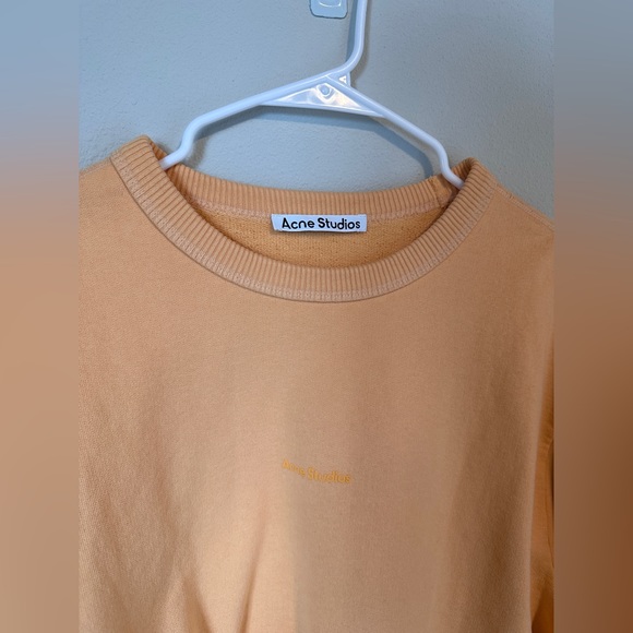 Acne Studio Logo cotton jersey sweatshirt - Picture 2 of 3